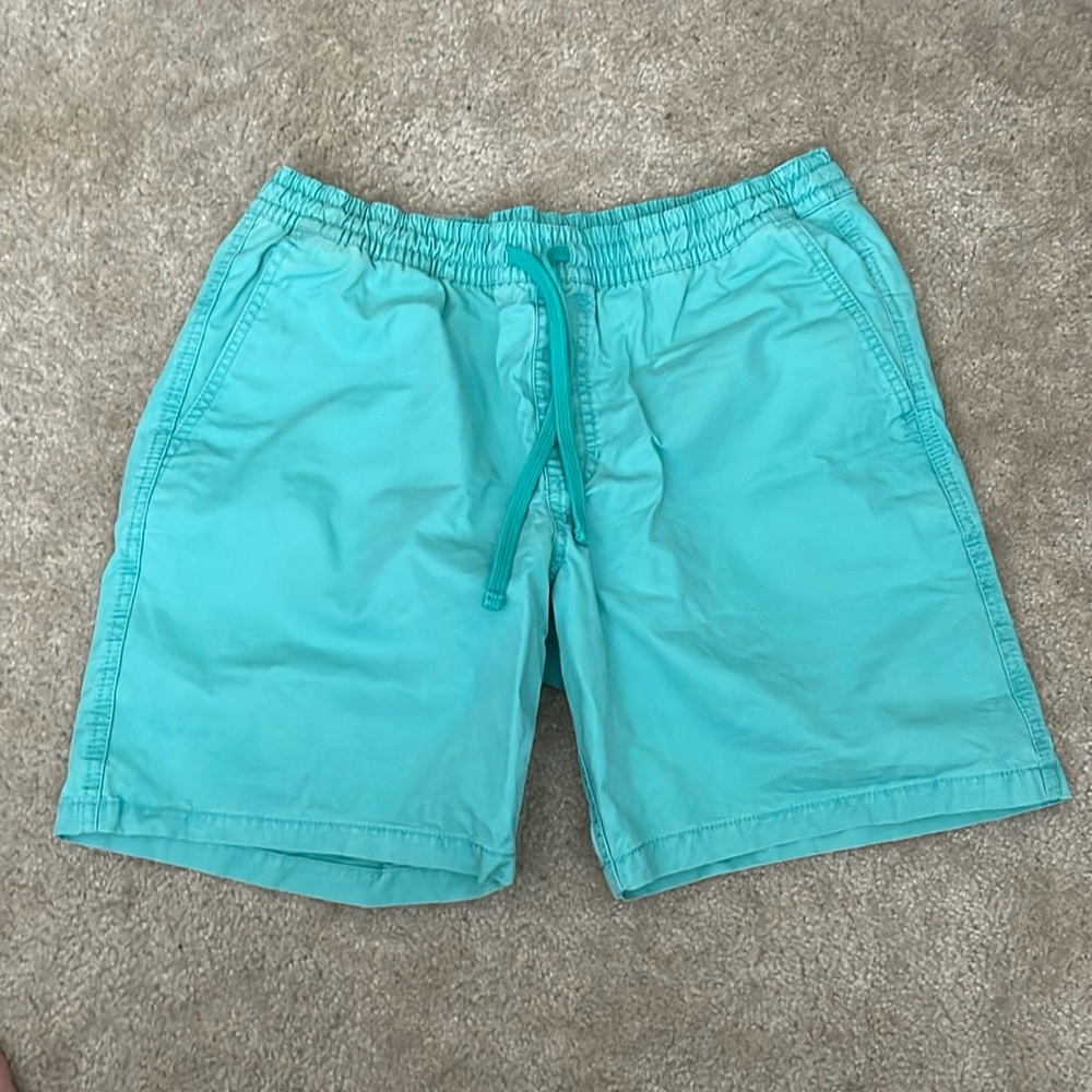 Vans shorts size large green